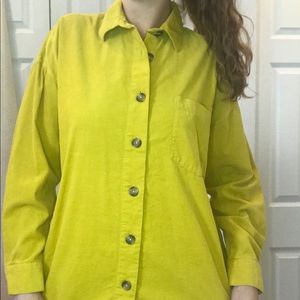 🏵MUSTARD BUTTON UP🏵